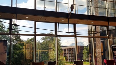 Innenbereich der Mensa an der University of Limerick.